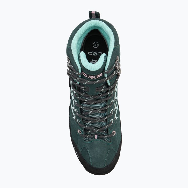 Încălțăminte de trekking pentru femei CMP Moon Mid WP trek/green/pink 5