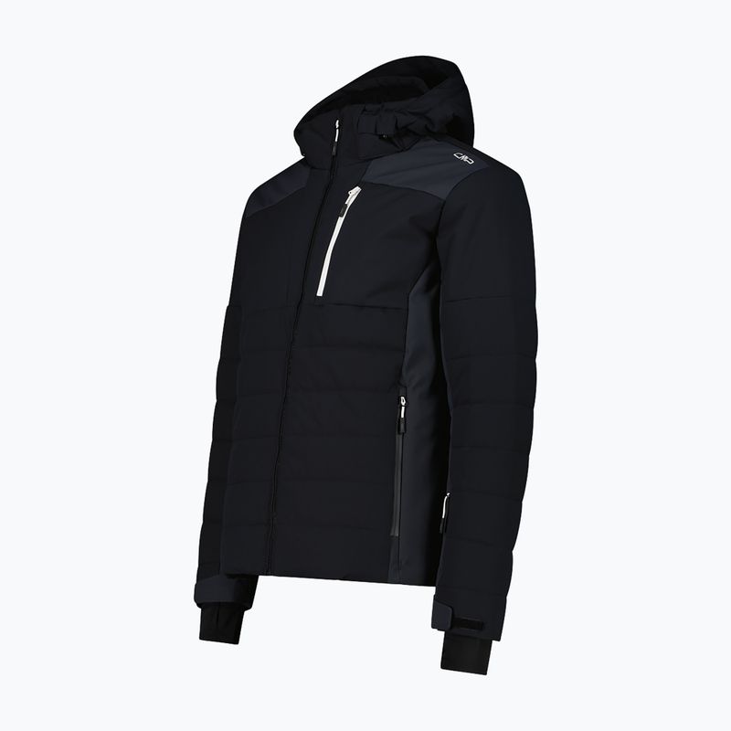 Geacă de schi pentru bărbați CMP 35W0127 Zip Hood nero 3