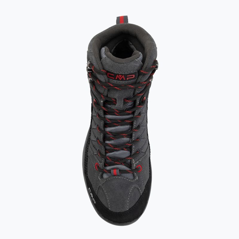 Încălțăminte de trekking pentru juniori CMP Rigel Mid Wp grey/ferrari 5
