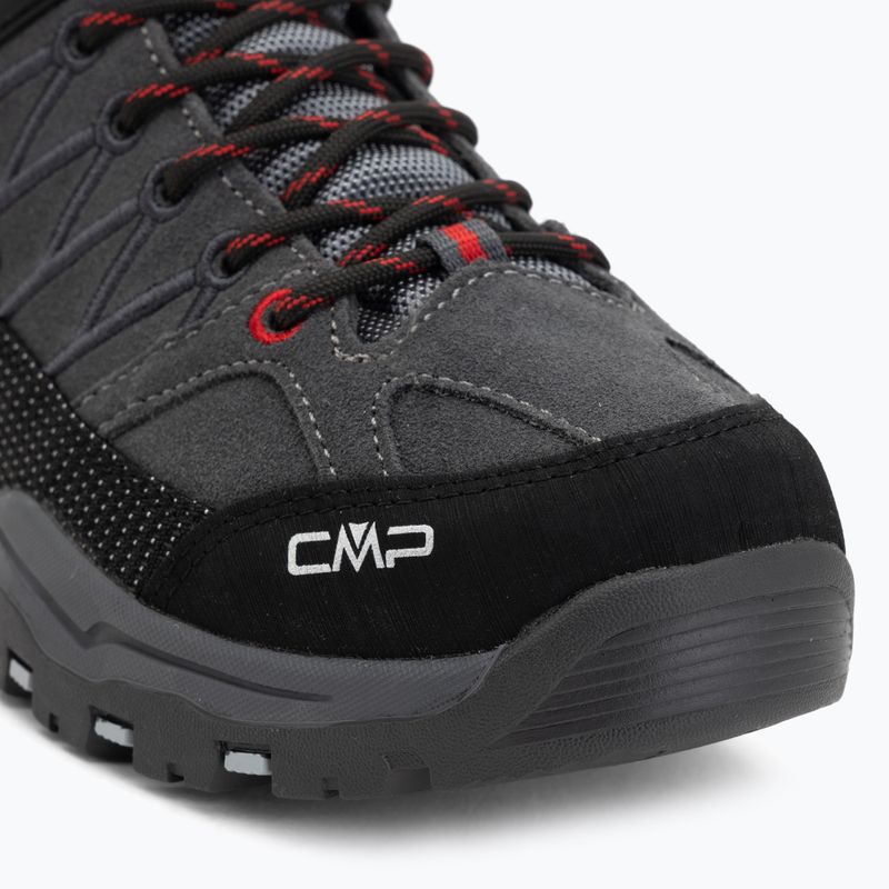 Încălțăminte de trekking pentru juniori CMP Rigel Mid Wp grey/ferrari 7