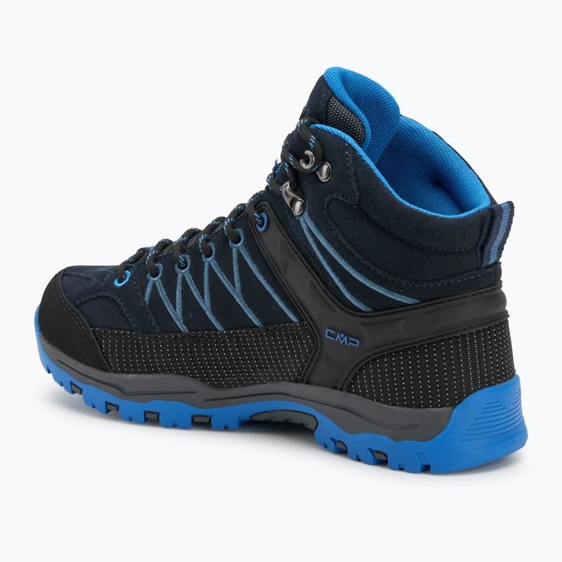Încălțăminte de trekking pentru copii CMP Rigel Mid Wp b.blue/bluestone/royal blue 3