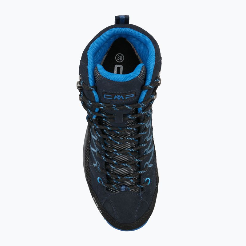 Încălțăminte de trekking pentru copii CMP Rigel Mid Wp b.blue/bluestone/royal blue 5