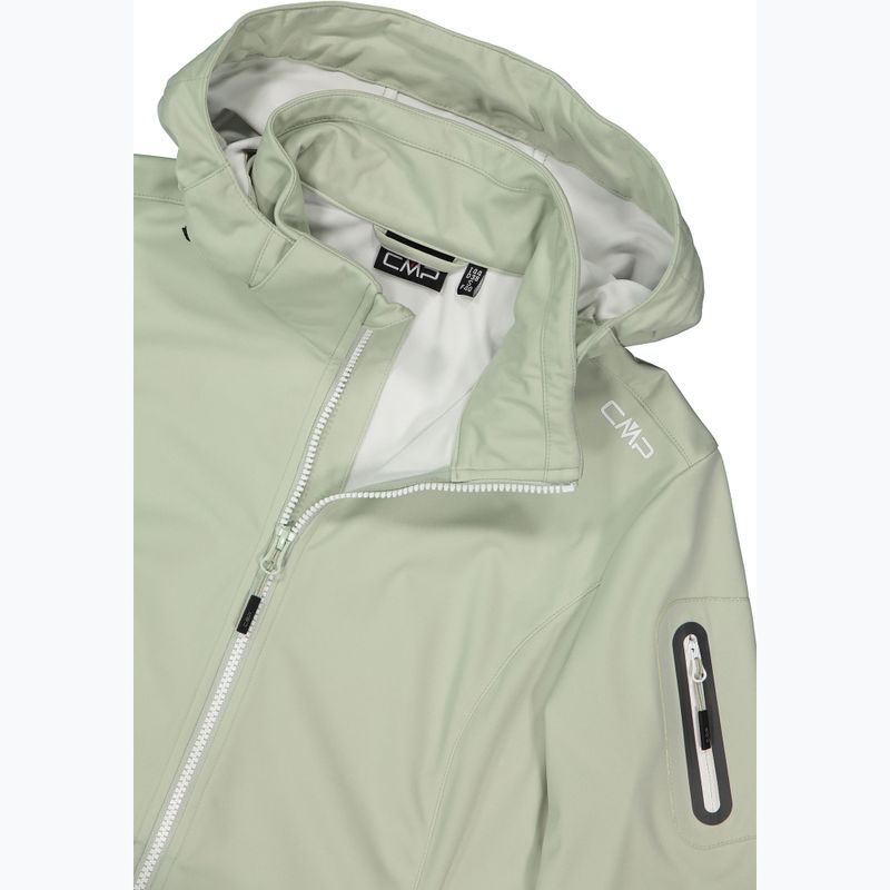 Geacă softshell pentru femei CMP 39A5016 Zip Hoodie pistachio 5