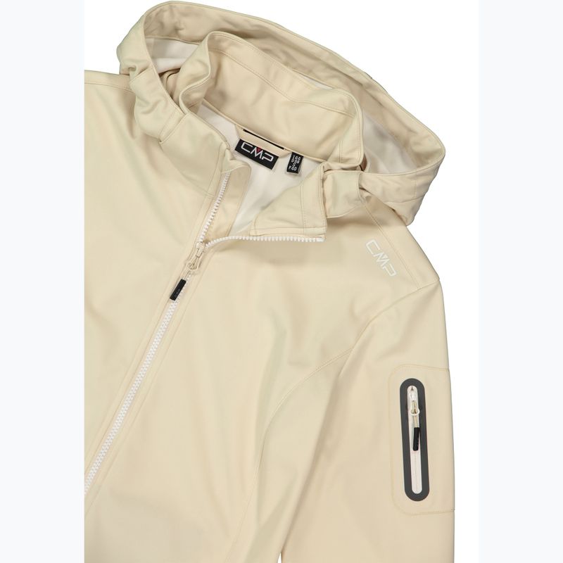 Geacă softshell pentru femei CMP 39A5016 Zip Hood cream 5
