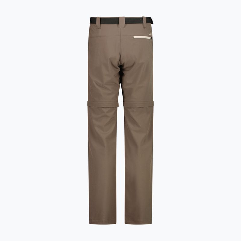 Pantaloni de trekking pentru femei CMP 3T51446 Zip Off toffee 2