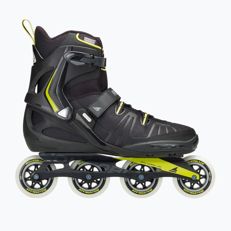 Role pentru bărbați Rollerblade RB XL black/yellow 3