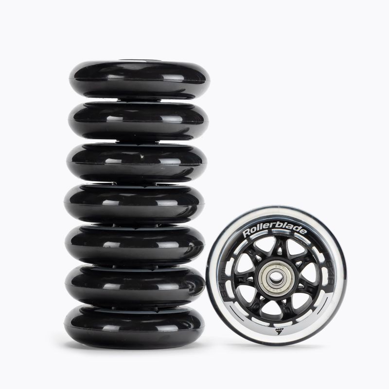 Roți de role pentru role Rollerblade 84/84A+SG7+8mmsp 8 buc negru 06951200000
