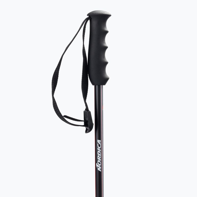 Nordica ALPINE TI 16 MM bețe de schi gri-roșu 0B080800001 2