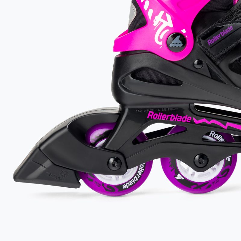 Rollerblade Fury G role pentru copii negru/roz 07067100 7Y9 7