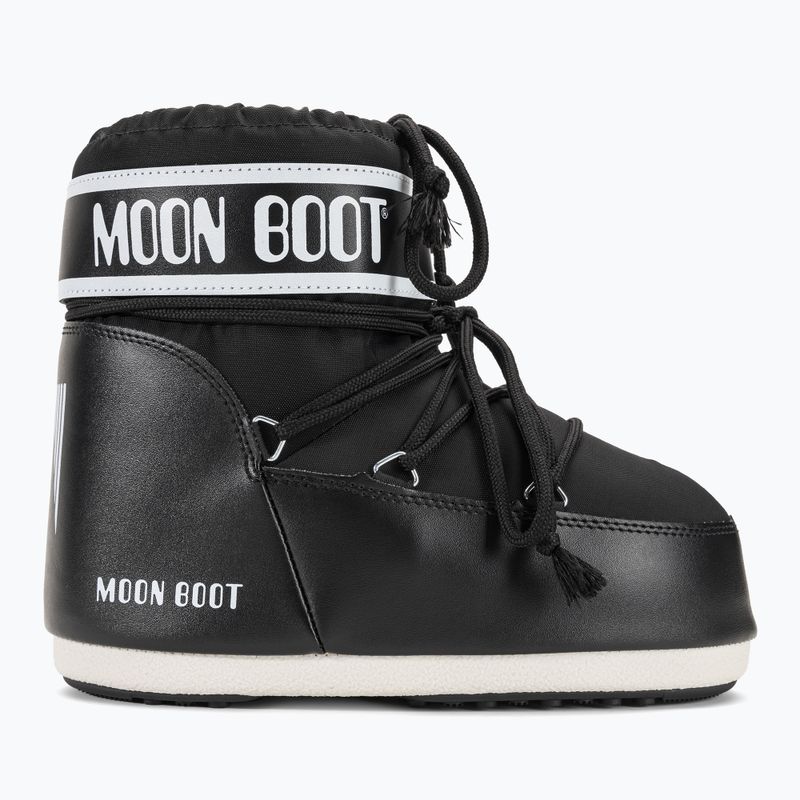 Ghete pentru femei Moon Boot Icon Low Nylon black 2