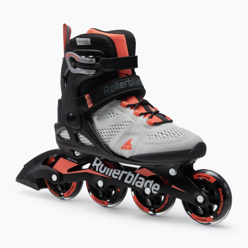 Rollerblade Macroblade 80 patine pentru femei gri-portocaliu 07100700 R50