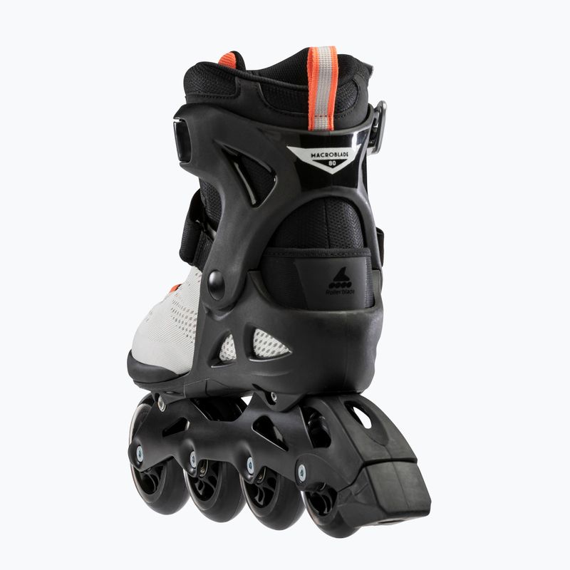 Rollerblade Macroblade 80 patine pentru femei gri-portocaliu 07100700 R50 6