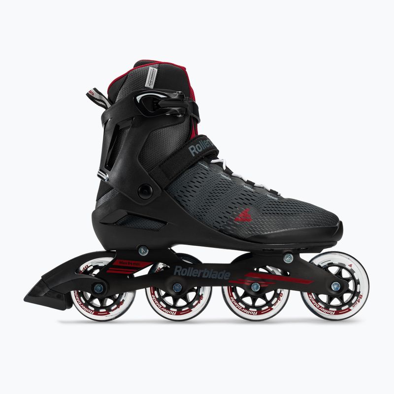 Role pentru bărbați Rollerblade Spark 84 dark grey/red 2