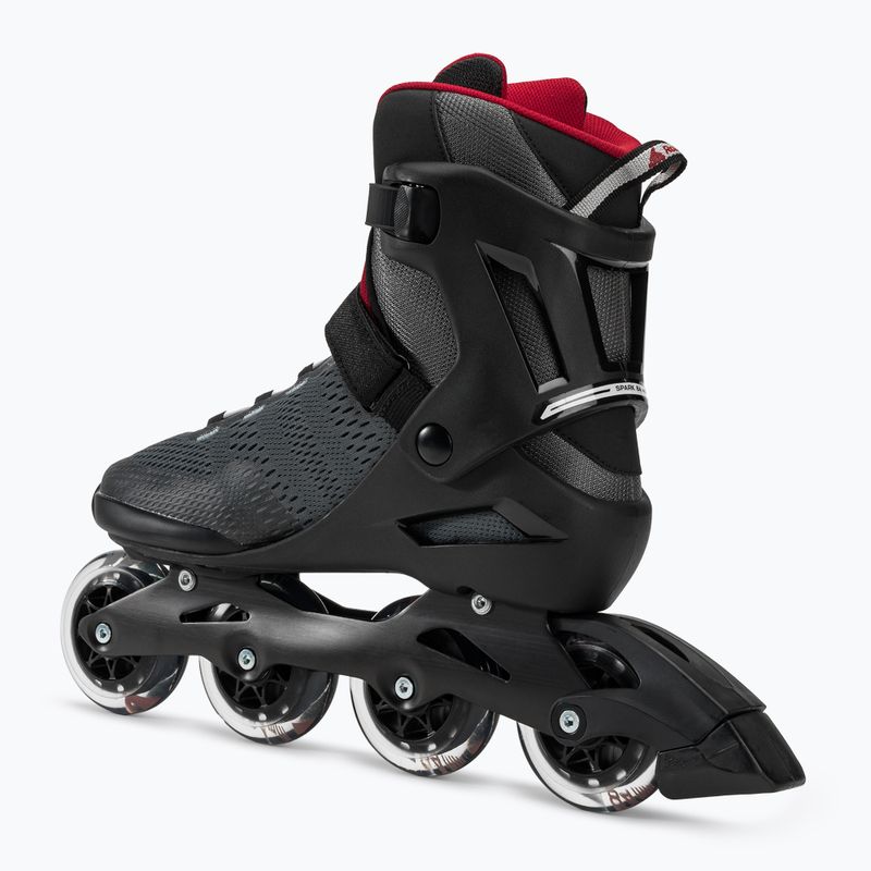 Role pentru bărbați Rollerblade Spark 84 dark grey/red 3