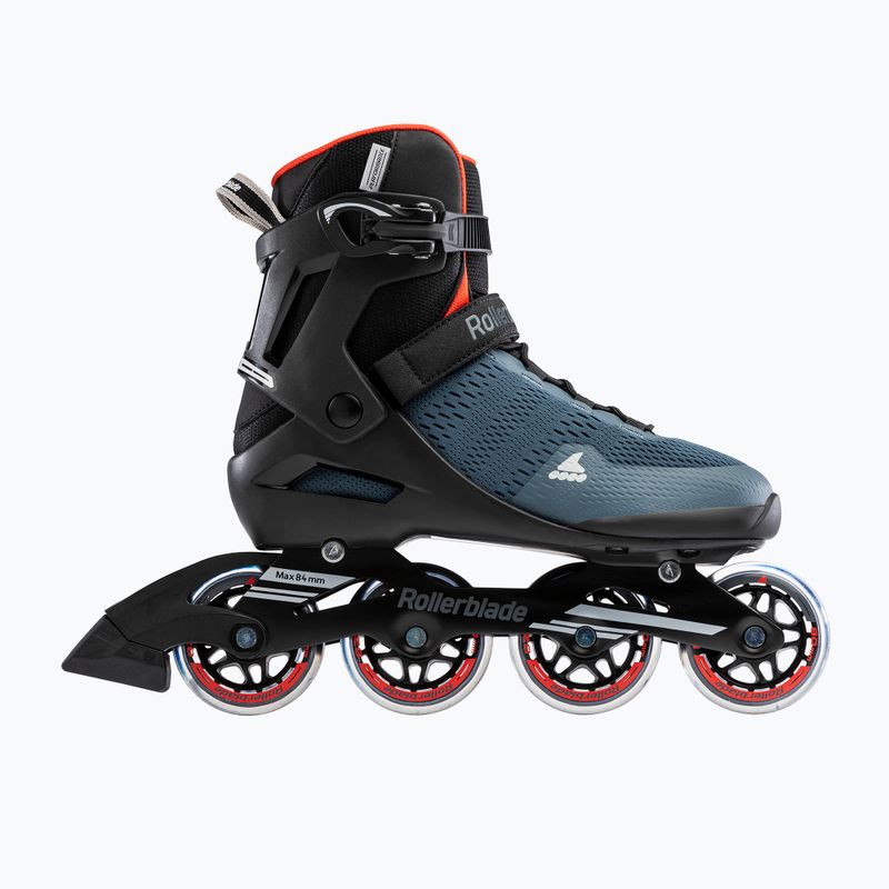 Role pentru bărbați Rollerblade Sirio 80 orion blue/spicy orange 2