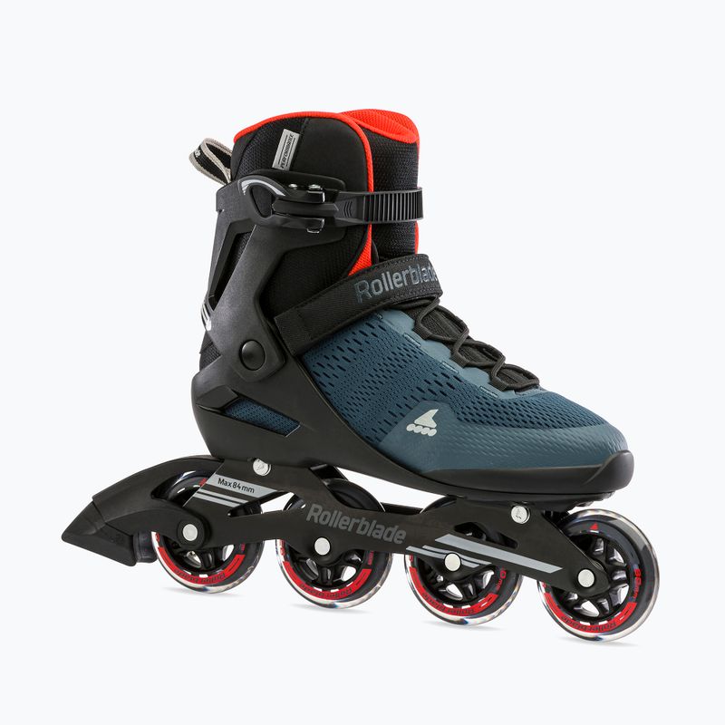 Role pentru bărbați Rollerblade Sirio 80 orion blue/spicy orange 4