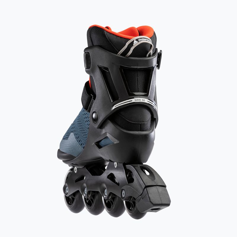 Role pentru bărbați Rollerblade Sirio 80 orion blue/spicy orange 5