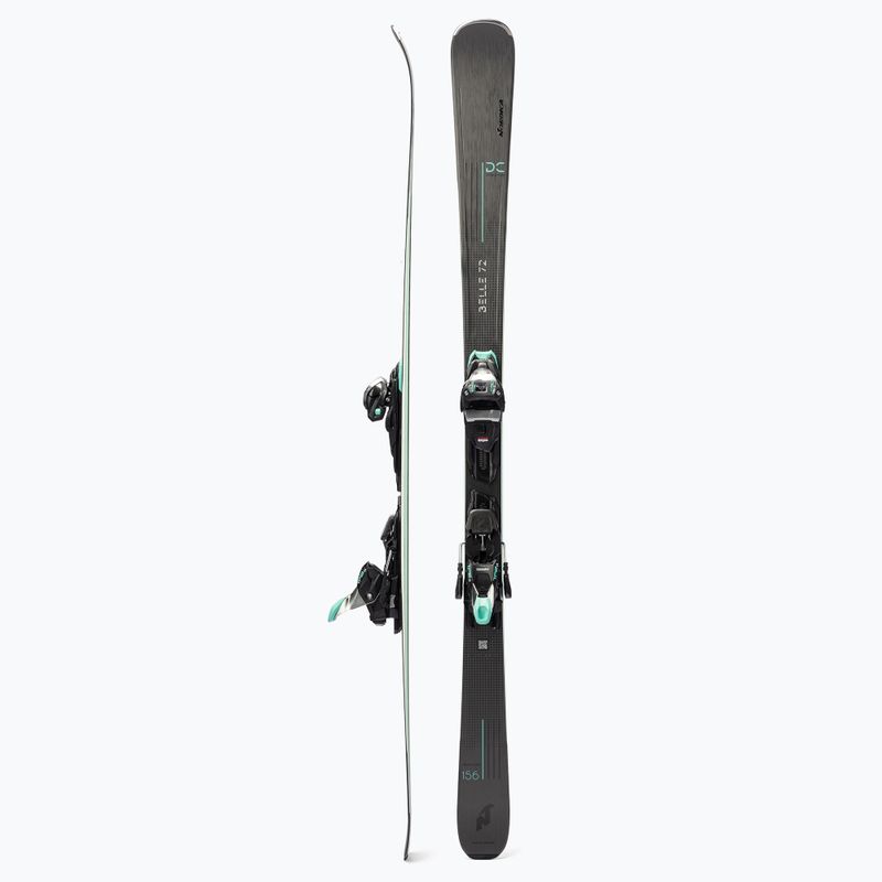 Schiuri de coborâre Nordica BELLE DC 72+TP2LT11 FDT, negru, 0A1268OC 001 2