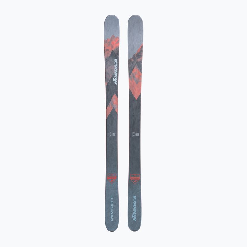 Nordica ENFORCER 94 Flat schiuri de coborâre gri-roșu 0A230800001