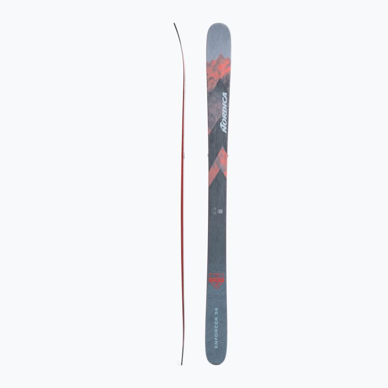 Nordica ENFORCER 94 Flat schiuri de coborâre gri-roșu 0A230800001 2