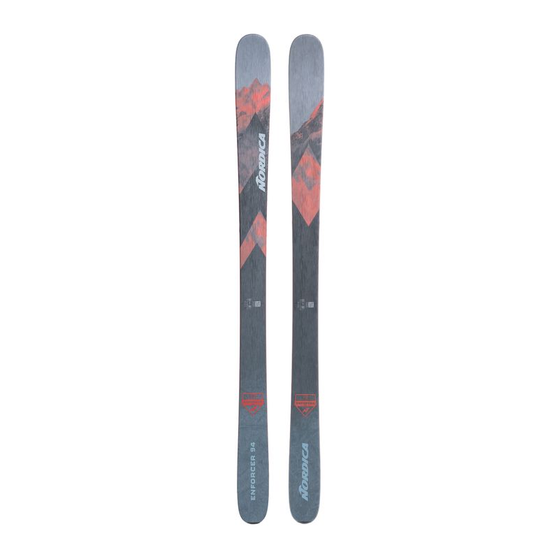 Nordica ENFORCER 94 Flat schiuri de coborâre gri-roșu 0A230800001 10