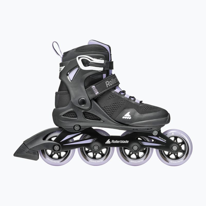 Rollerblade Macroblade 84 patine cu role pentru femei negru și violet 07370900 9
