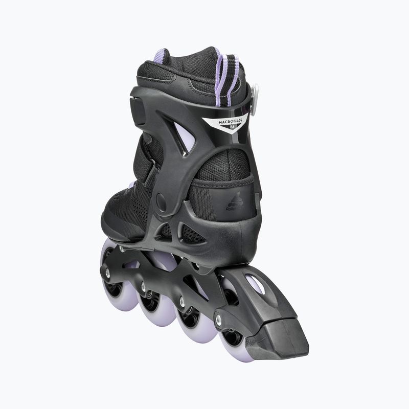 Rollerblade Macroblade 84 patine cu role pentru femei negru și violet 07370900 11