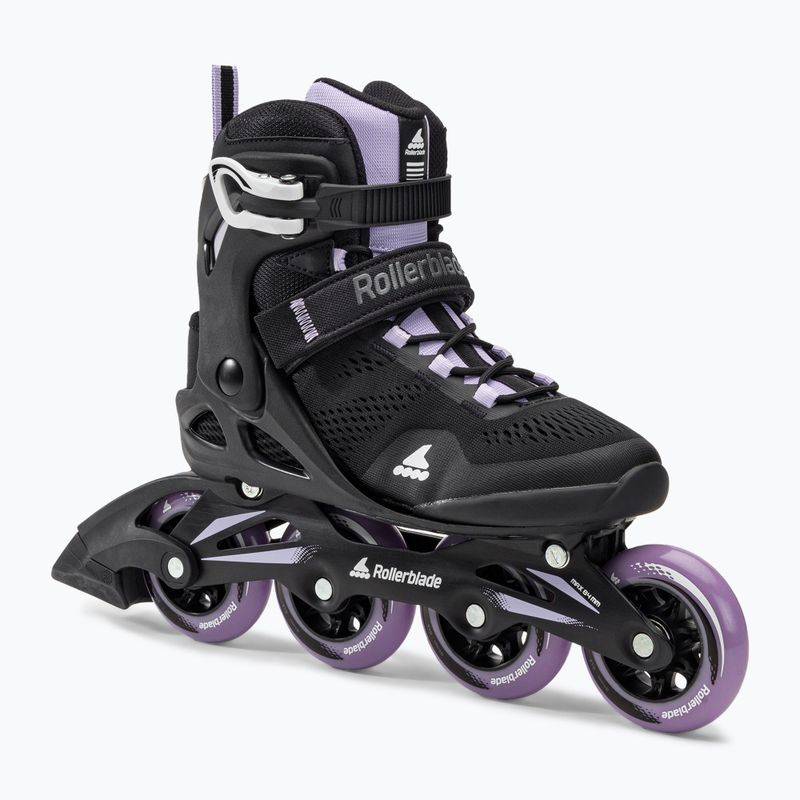 Rollerblade Macroblade 84 patine cu role pentru femei negru și violet 07370900