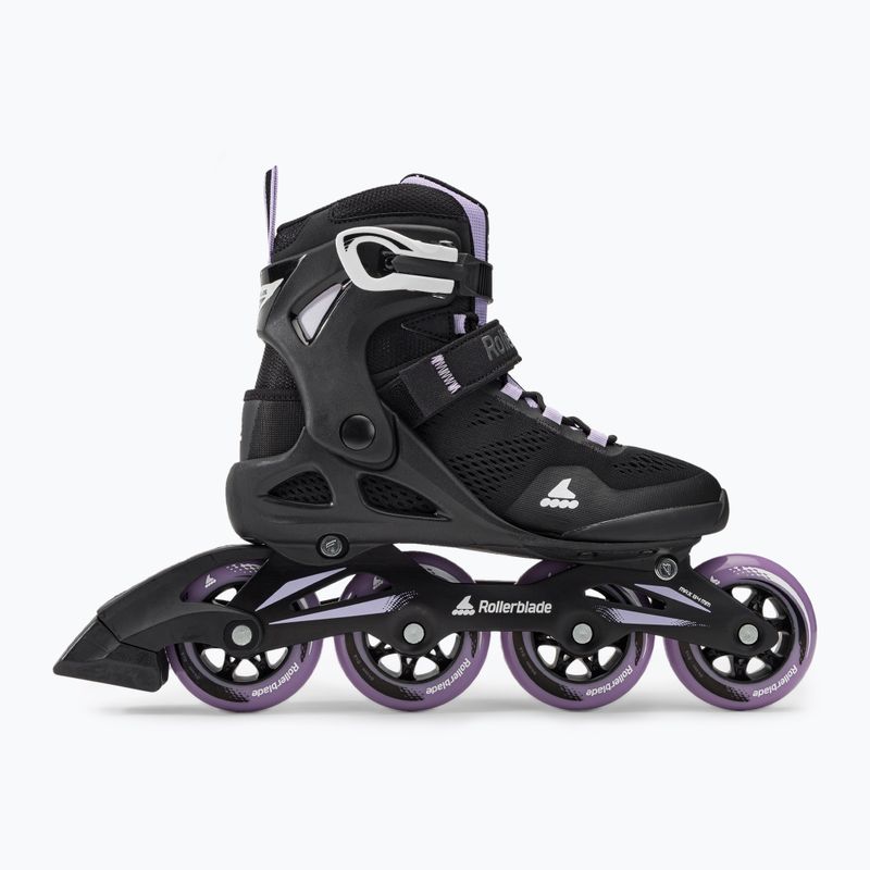 Rollerblade Macroblade 84 patine cu role pentru femei negru și violet 07370900 2