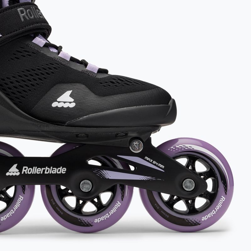 Rollerblade Macroblade 84 patine cu role pentru femei negru și violet 07370900 6