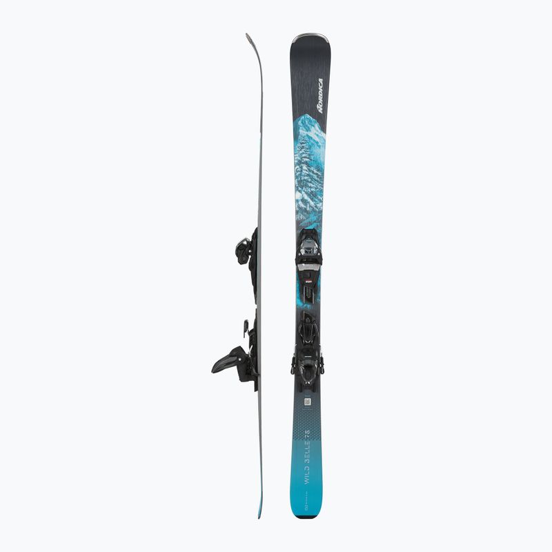Schiuri alpine pentru femei Nordica Wild Belle 78 + legături TP2COMP10 FDT anthracite/aqua 2