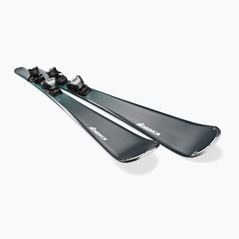 Schiuri de coborâre pentru femei Nordica Belle 73 + TP2 COMP10 FDT grey/aqua 2
