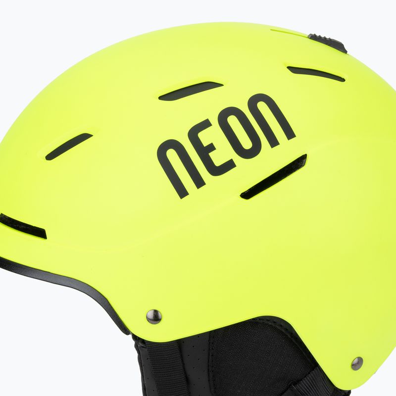 Cască de schi Neon Alpha yellow/black 7