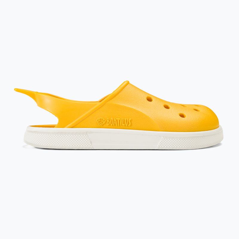 Sandale pentru junior BOATILUS Cloggy yellow/white 2