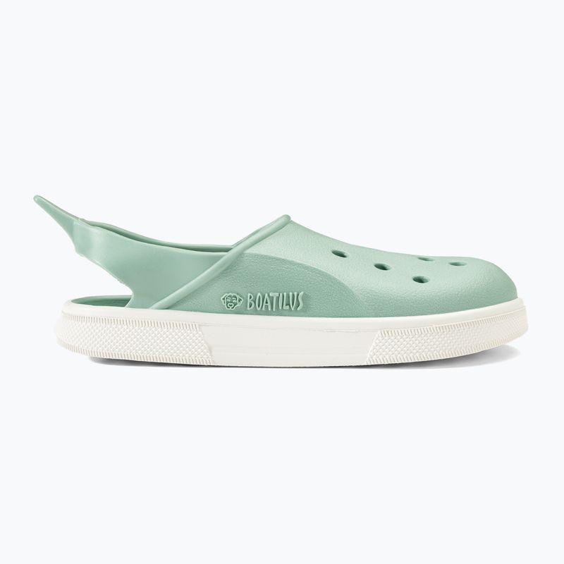 Sandale pentru copii BOATILUS Cloggy green/white 2