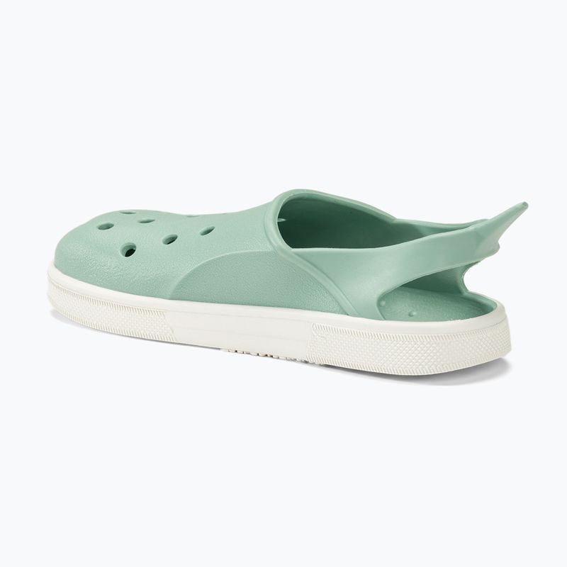 Sandale pentru copii BOATILUS Cloggy green/white 3