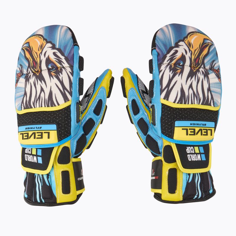 Mănuși de schi Level Worldcup CF Mitt yellow/blue 2