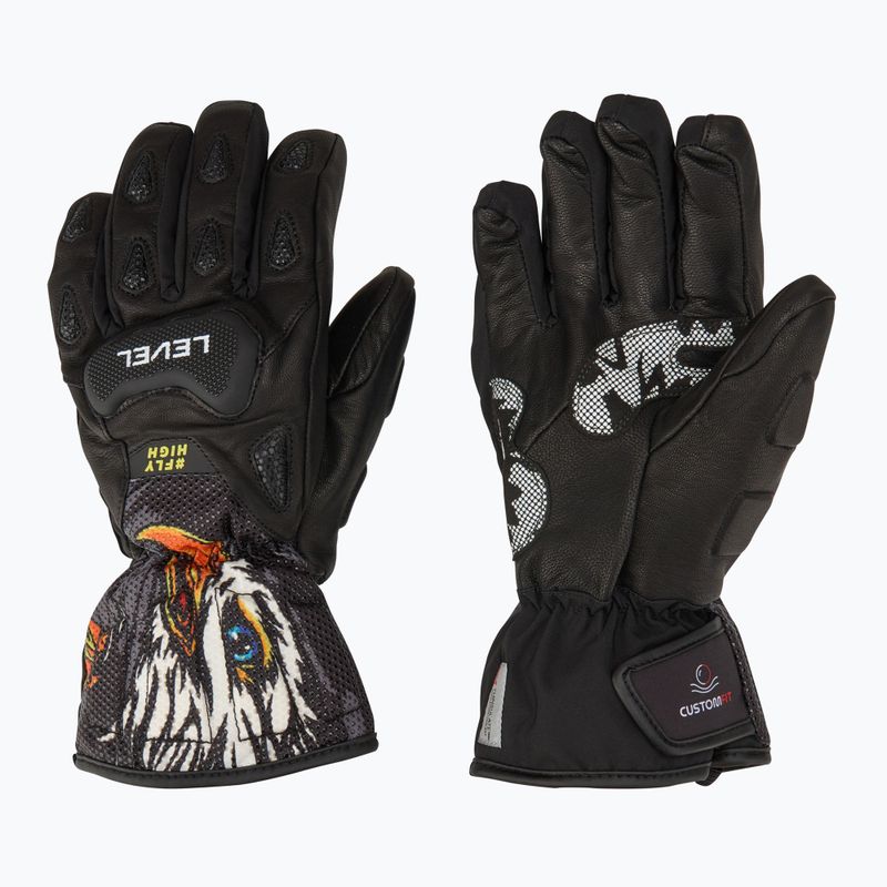 Mănuși de schi pentru copii  Level Sq JR CF pk black