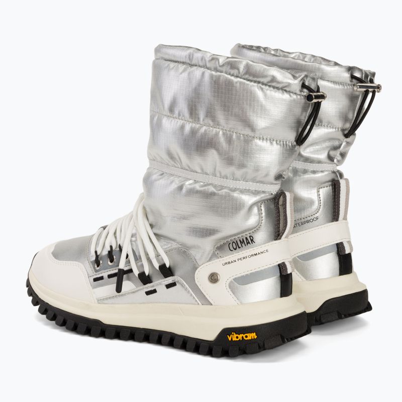 Cizme de zăpadă Colmar Warmer Freeze argintiu/alb pentru femei 3