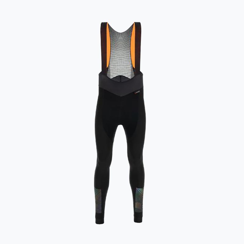 Pantaloni de ciclism Santini Adapt Bib Tights negru 1W1190C3ADAPT pentru bărbați 1W1190C3ADAPT 7