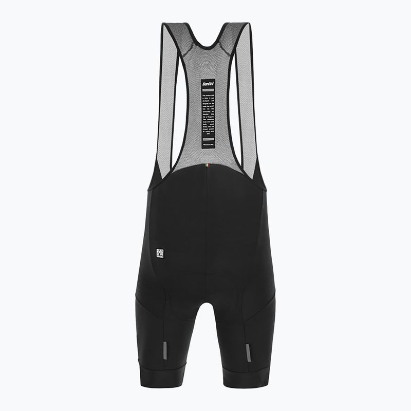 Santini Karma Delta pantaloni scurți de ciclism pentru bărbați negru 1S1075GIT 2