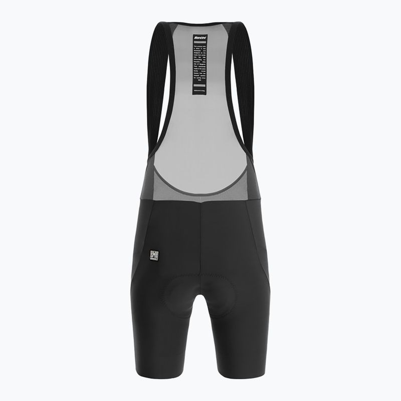 Santini Sleek Raggio pantaloni scurți de ciclism pentru femei negru 1S1062C3WSLKRAGGNES 2