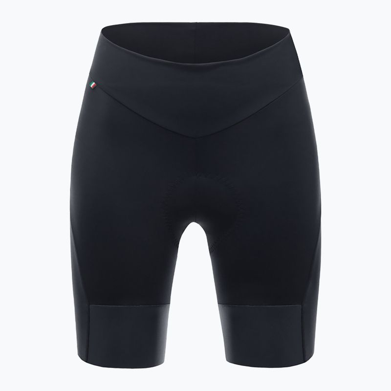 Santini Alba pantaloni scurți de ciclism pentru femei negru 1S62PROALBANES