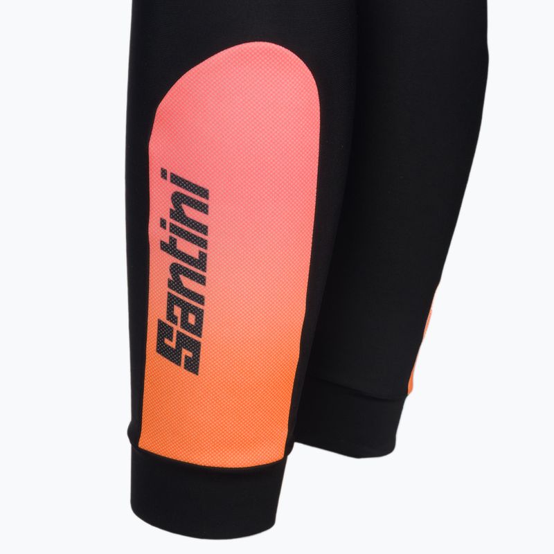 Pantaloni de ciclism pentru bărbați Santini Command Super Warm, negru, 2W1180NATCOMMNE 3