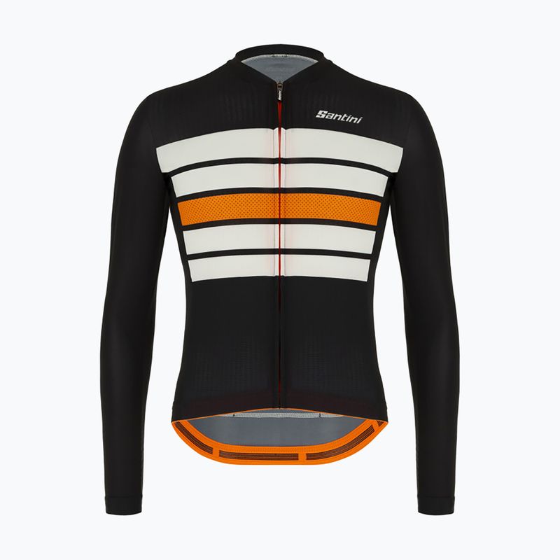 Santini Ecosleek Bengal tricou de ciclism pentru bărbați negru 2S215075ESLKBENGBIS