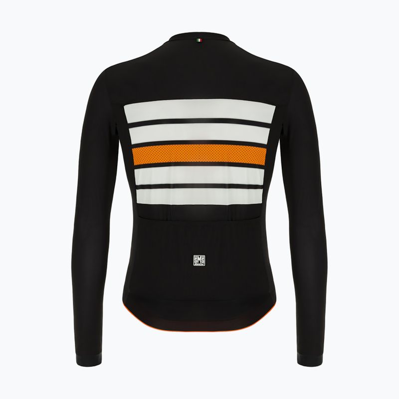Santini Ecosleek Bengal tricou de ciclism pentru bărbați negru 2S215075ESLKBENGBIS 2