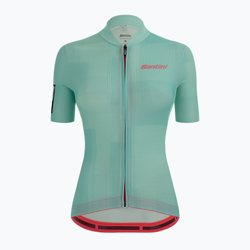 Santini Delta Kinetic tricou de ciclism pentru femei albastru 2S940L75DELTAKINEACS