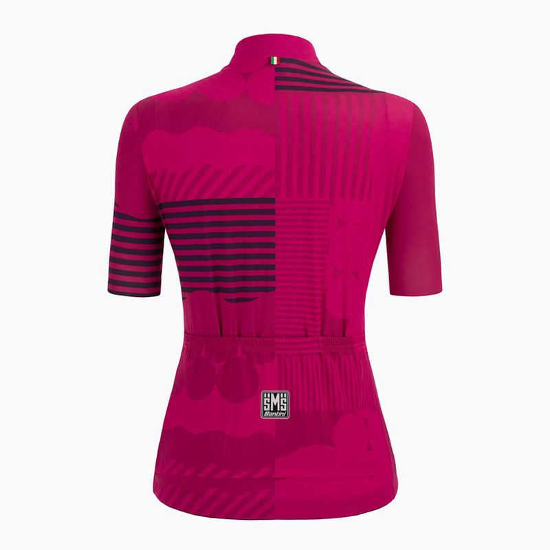 Santini Giada Optic tricou de ciclism pentru femei roz 2S95475GIADAOPTILAS 2