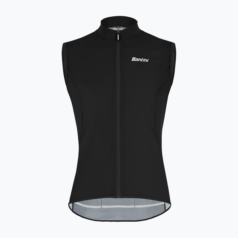 Jilet de ciclism pentru femei Santini Nebula Puro negru 2W542L75NEBULPURONES