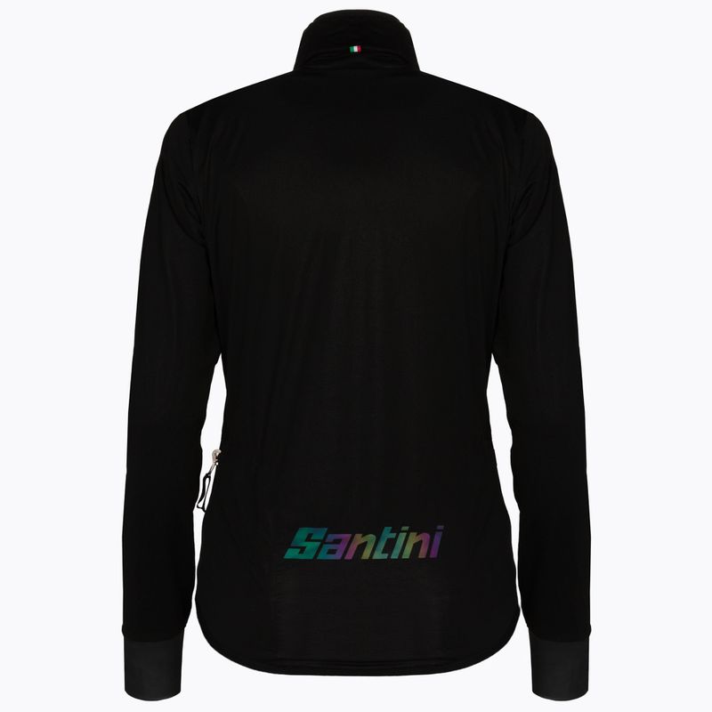 Jachetă de ciclism pentru femei Santini Guard Nimbus, negru, 2W52375GUARDNIMBNE 2